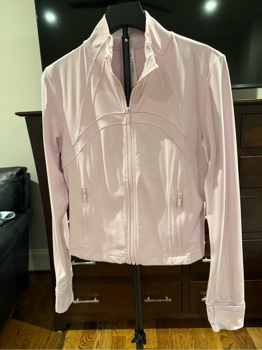 Lululemon Define Jacket Light Pink Size 12 - Picture 3 of 5